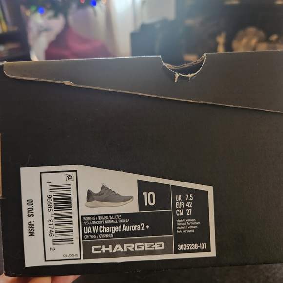 Under Armour Women's Black Running Shoes W9 - Picture 2 of 10